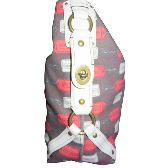 Coach 2006 Limited Edition Hangtag Carly XL Hobo Cursive Creed & Brass hardware - Picture 3 of 16